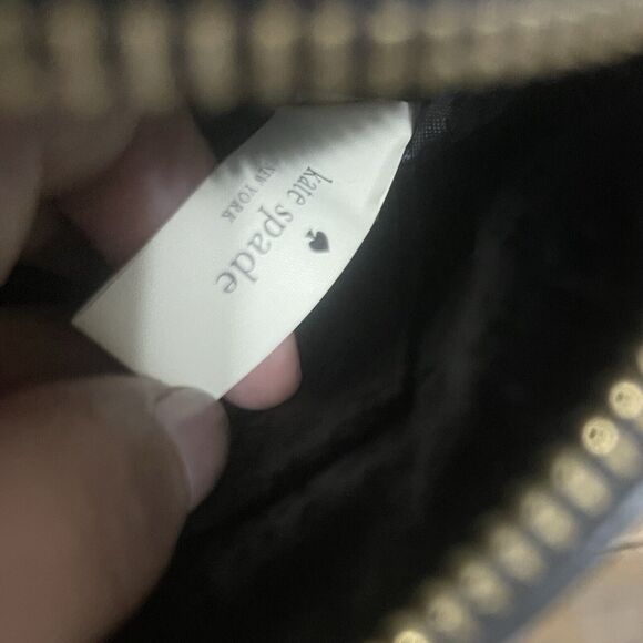 Black Kate Spade Adjustable Crossbody Leather Purse - Picture 8 of 10